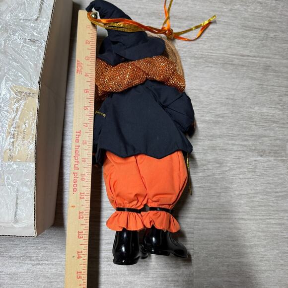 Vintage Brinn's Porcelain Doll Calendar Clown October Halloween Cute Witch 1986 - Picture 4 of 7